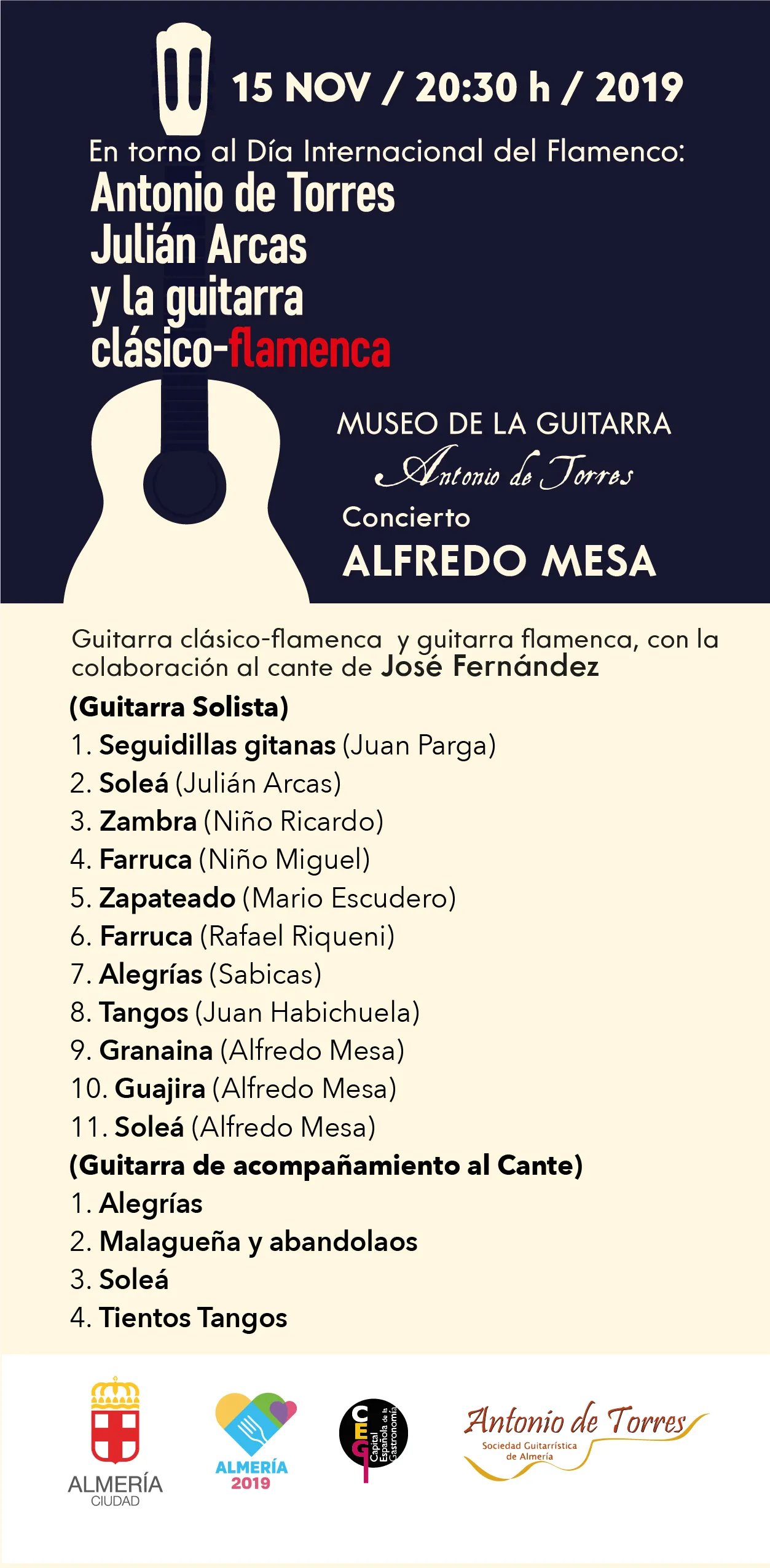 Imagen de la actividad «Alfredo Mesa – Concierto de guitarra clásico-flamenca y flamenca» (1 de 2)
